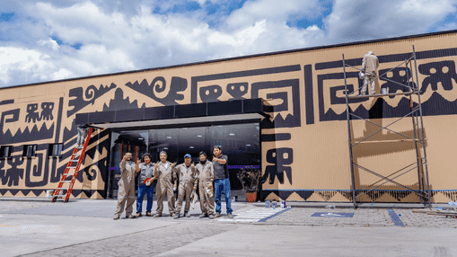 Gobierno de Daniel Noboa inaugura experiencia inmersiva cultural en el espacio donde se construirá el Museo Nacional
