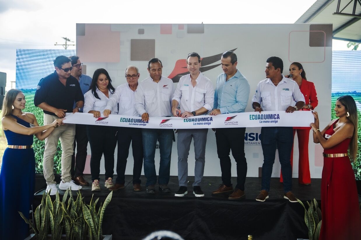 Fumicar y Ecuaquimica amplían su capacidad operativa en Ecuador con nueva pista en Quevedo, eje del núcleo bananero nacional